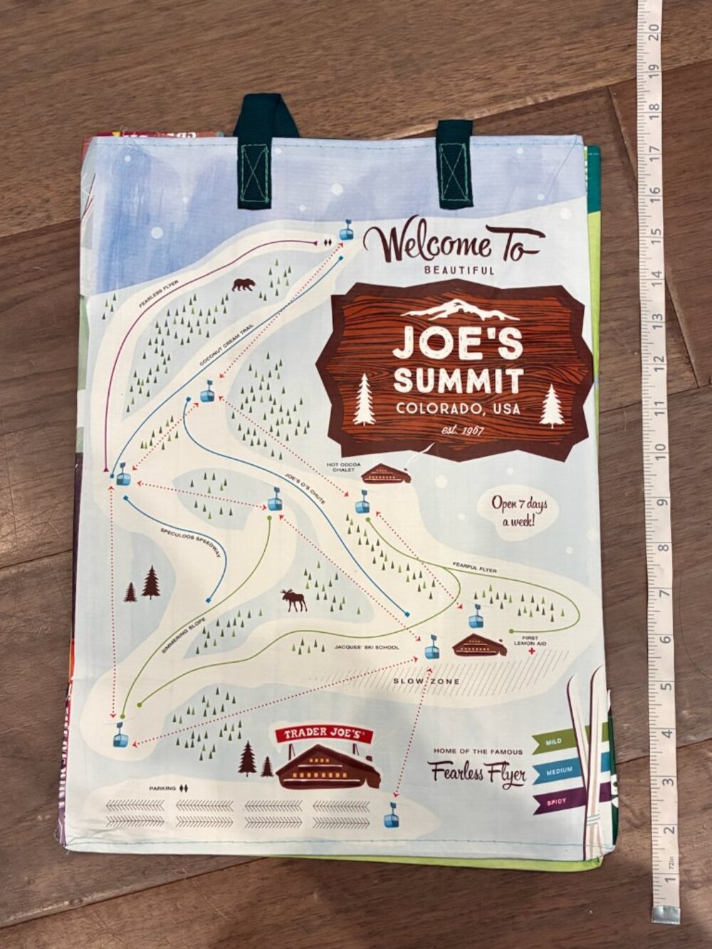 NWT Trader Joe's State Grocery Bag Collectible Regional Rare Design -Colorado
